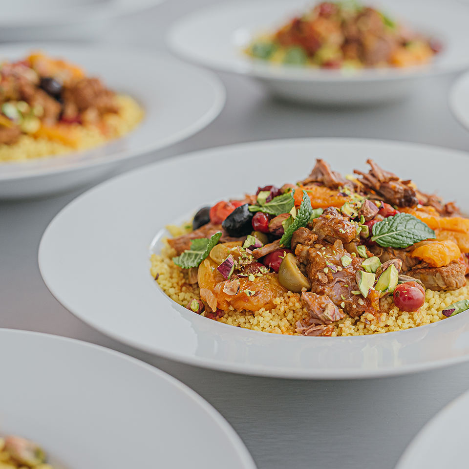 Lamb and Cranberry Tagine, a delicious recipe by Lassonde Food Service