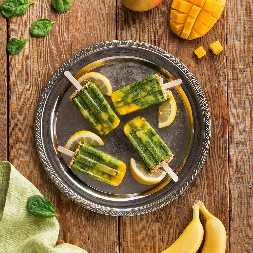 Tropical Greenergy™ Frozen Bars, a delicious recipe by Lassonde Food Service