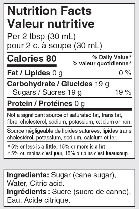 Nutrition informations