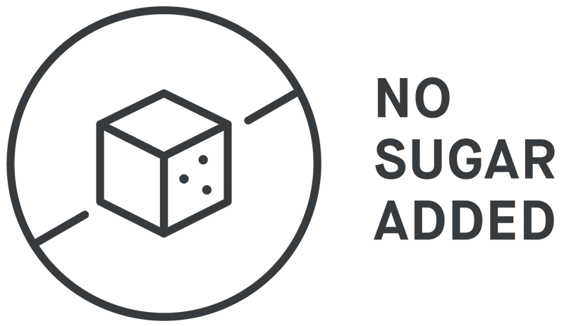No sugar added